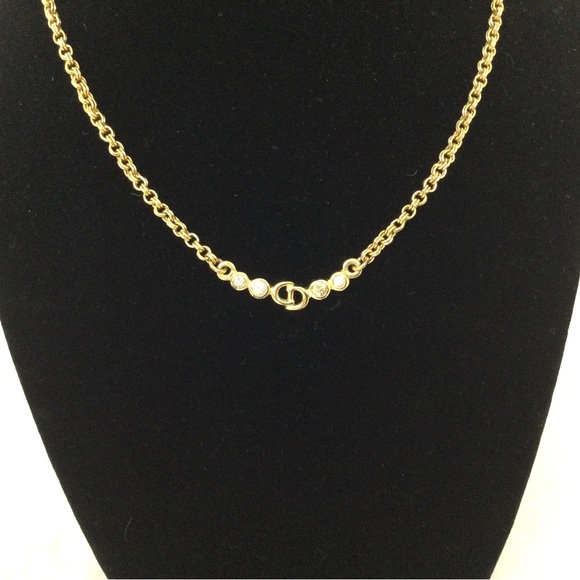Dior Gold Necklace with Silver Accents - Picture 2 of 13